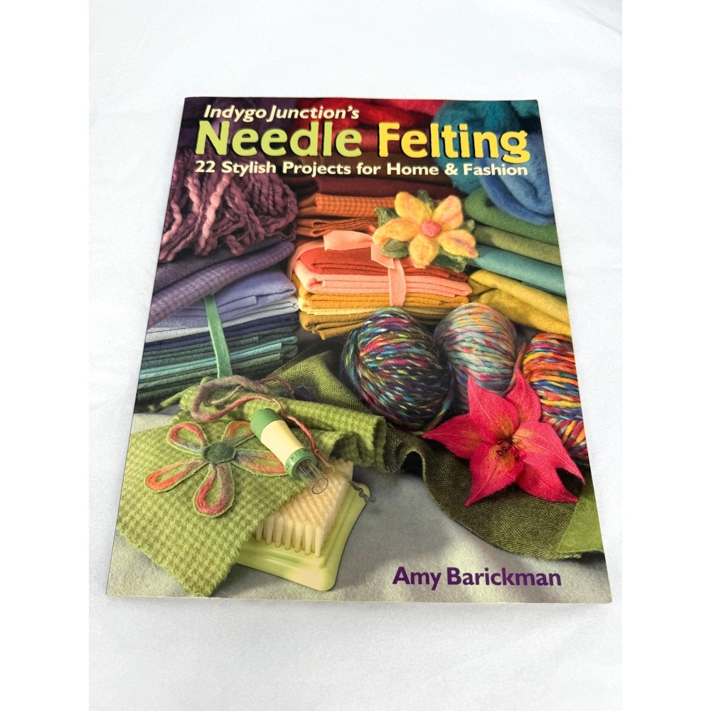 Needle Felting 22 Stylish Projects Home Fashion Indygo Junction Craft Book GOOD